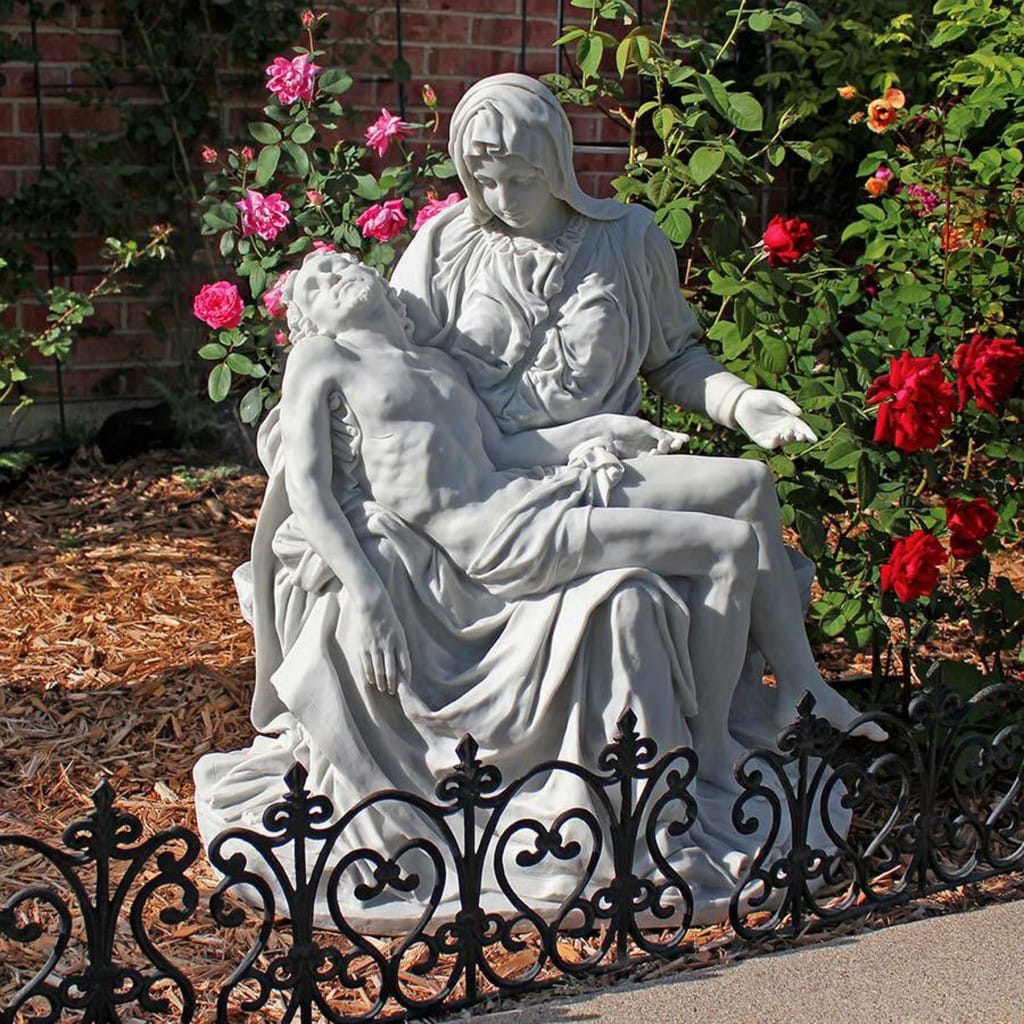 Statue 1 Statue religion sculpture-statue pierre naturelle - Marbre Import