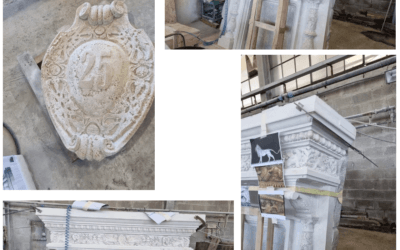 La cheminée en marbre