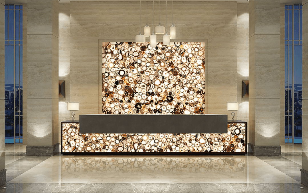 Le rétro-éclairage des pierres naturelles