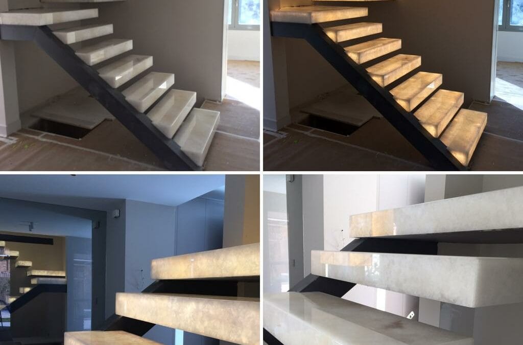 Utilisation de l’Onyx pour des escaliers