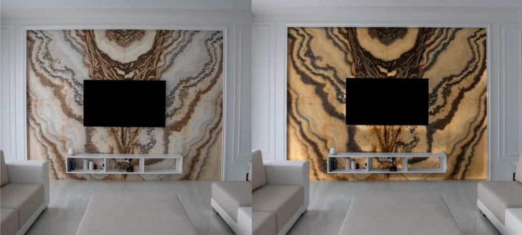 Mur de TV en Onyx