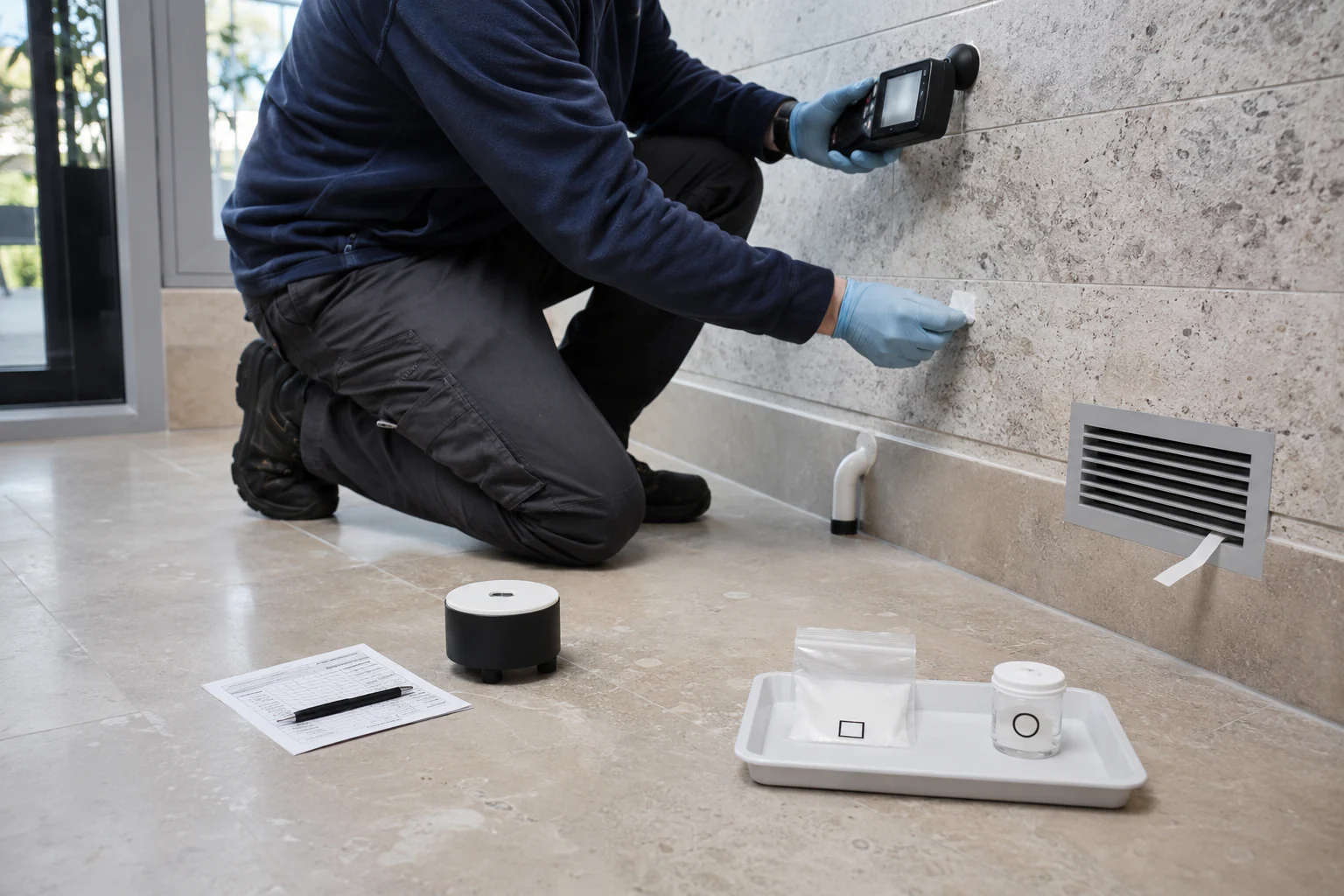 Radioactivité naturelle, radon et sécurité sanitaire des pierres naturelles 1 MIU PHO P1 017 — Mesure environnementale dans un interieur en pierre — Radioactivite naturelle radon et securite sanitaire des pierres naturelles Mesure environnementale dans un intérieur en pierre — Radioactivité naturelle, radon et sécurité sanitaire des pierres naturelles