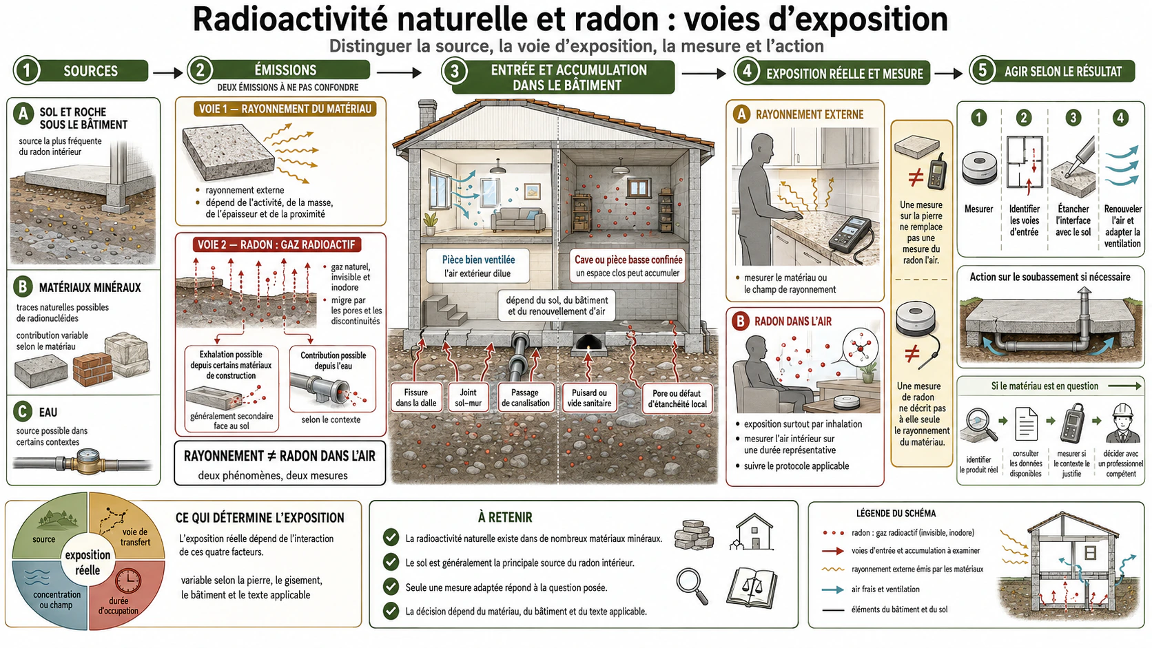 Radioactivité naturelle, radon et sécurité sanitaire des pierres naturelles 2 MIU SCH P1 070 Radioactivité naturelle et radon : voies d'exposition